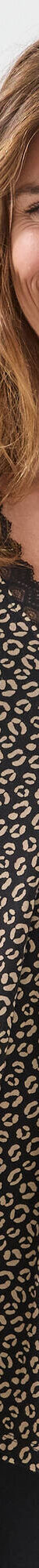 Pyjama legging manches longues imprimé animalier (noir / beige) Pyjama legging manches longues imprimé animalier (noir / beige)